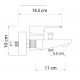 Μπαταρία Λουτρού Σετ Forte Mix M2401 Chrome Μπαταρία Λουτρού Σετ Forte Mix M2401 Chrome